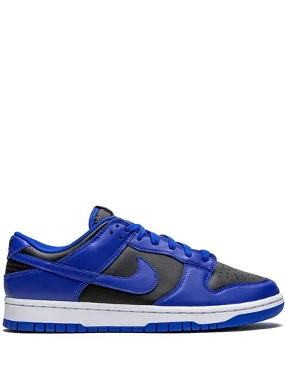 Nike Kids' Dunk Low Retro Sneakers In Black/blue/white