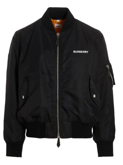 Burberry Black Lightweight Technical Bomber Jacket