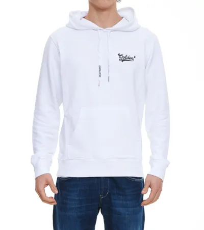 Golden Goose Alighiero/ Miami Wave Hoodie In White