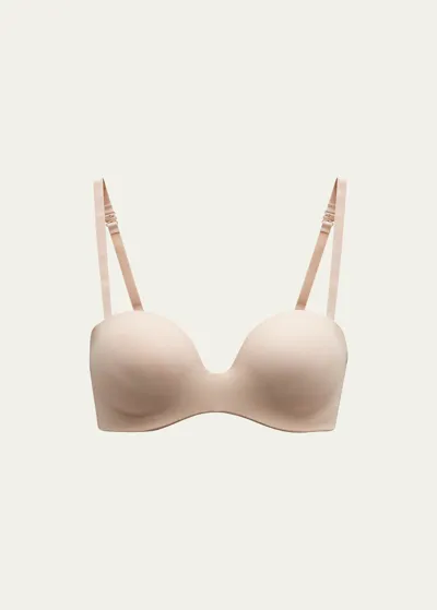 Simone Perele Essentiel Strapless Bra In Peau Rose