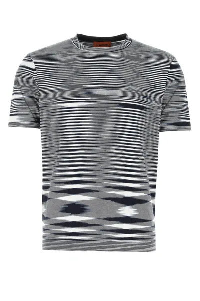 Missoni T-shirt-48 Nd  Male In Blue