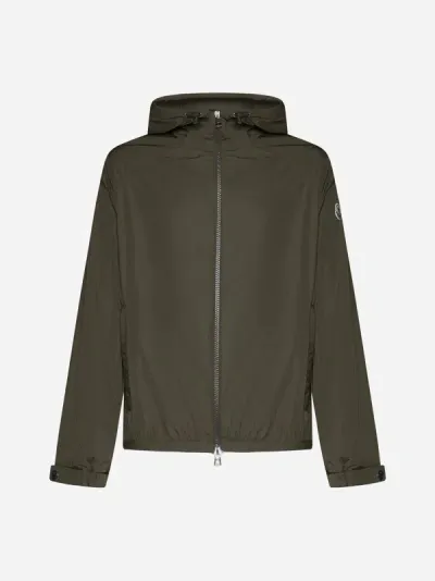 Moncler Traversier Nylon Jacket In Green