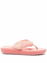 Ancient Greek Sandals Charisma Comfort Terry Flip Flops In Pink