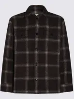 Ami Alexandre Mattiussi Ami Paris Dark Brown Wool Shirt