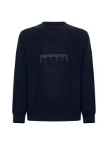 Brunello Cucinelli Crewneck Sweatshirt In Blue