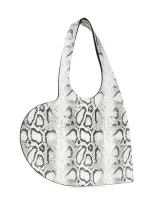 Coperni Heart Tote Bag In White