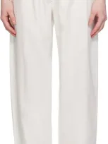 Interior Pantaloni The Nicola Boxer In Popeline In Whiteout