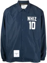 Izzue Logo-print Detail Jacket In Blue