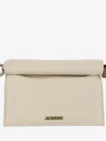 Jacquemus Take Out Clutch Bag In Beige