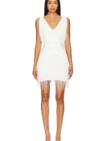 Nadine Merabi Sadie Mini Dress In White