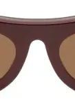 Port Tanger Burgundy Safaa Sunglasses In Burgundy/tobacco