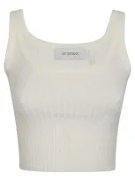 Sportmax Geripptes Papilla Tanktop In Nude