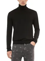 The Kooples Wool Fitted Turtleneck Sweater In Black